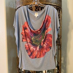 Ric Rac Shawl Neck Blouse